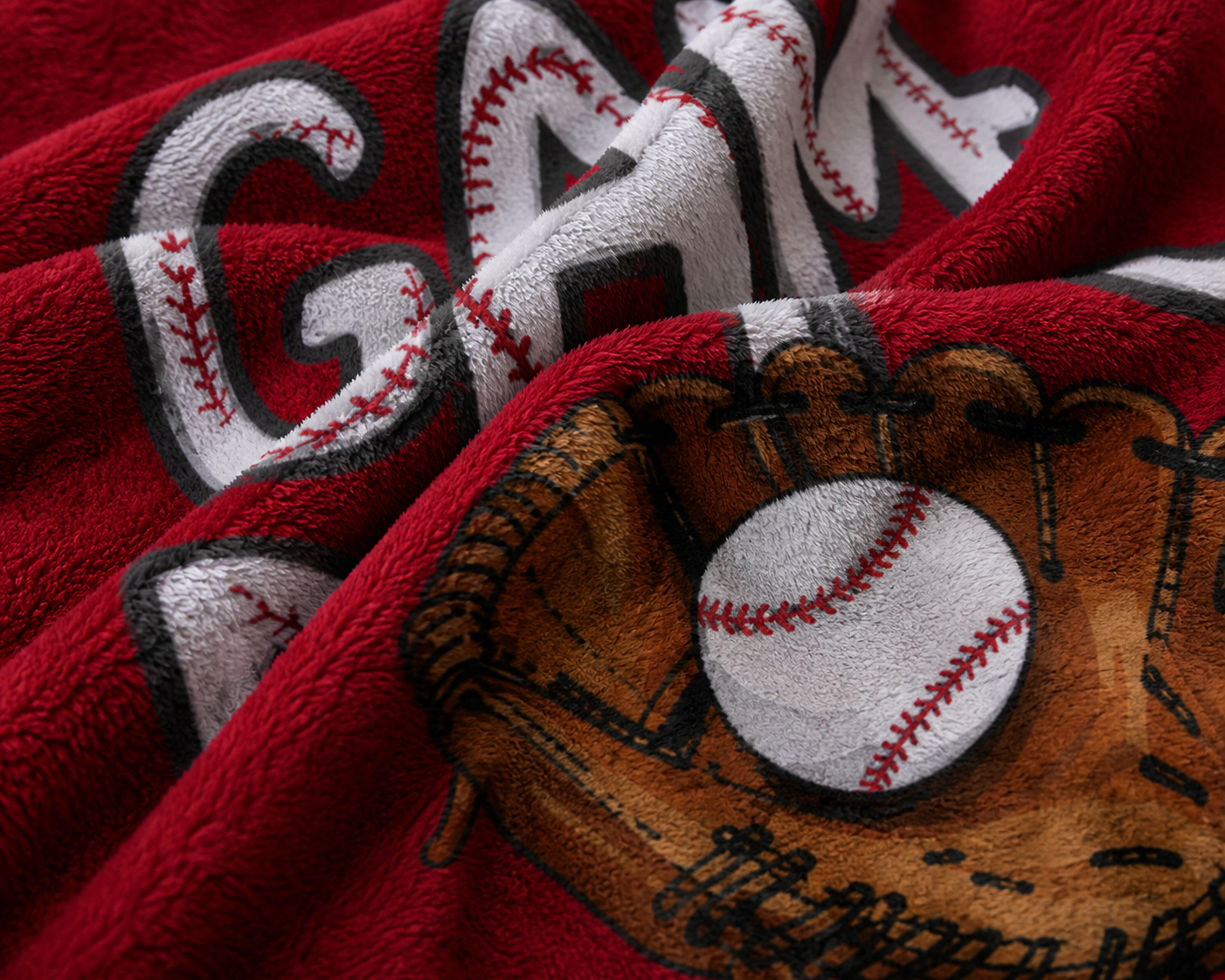Game Day Baseball Blanket – Cozy Sports Throw for Baseball Moms & Fans – 50x60 Soft Fleece Game Day Blanket