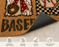 Baseball Season Doormat – Baseball Front Door Mat – Sports Mom Decor – Game Day Porch Rug – Outdoor Entry Mat