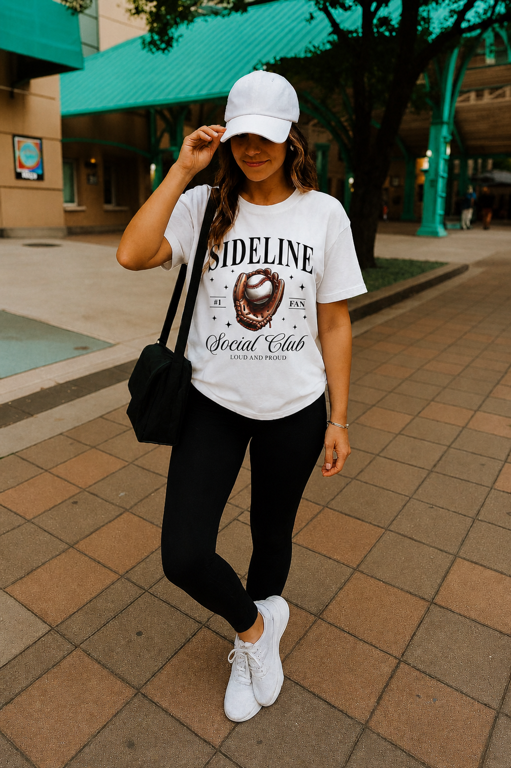 Sideline Social Club Shirt – Baseball Mom Tee – Game Day Shirt – Vintage Baseball Graphic Tee – Sports Mom Shirt – Unisex T-Shirt