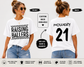 Custom Baseball Shirt – Personalized Name & Number Tee – Game Day Shirt – Baseball Mom Shirt – Sports Fan Tee – Unisex Garment-Dyed T-Shirt